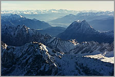 Die Zugspitze - mit 2.964m